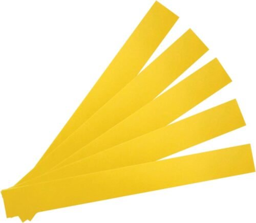 FastCap Zero Clearance Tape – Made from Durable PVC – 2inch Width x 16inch Length, 5 Yellow Strips – 05432