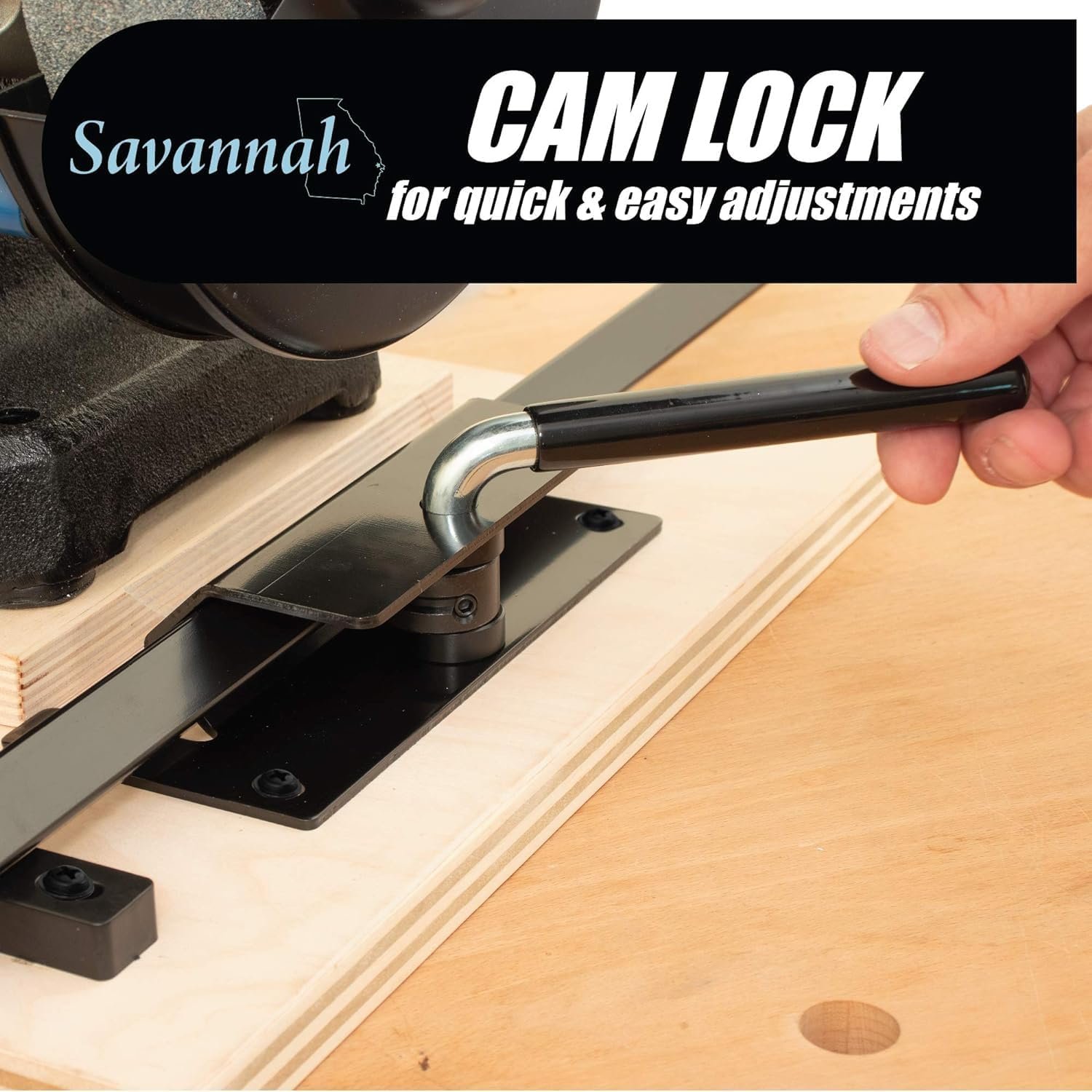 Pro Grind Sharpening System for 8 Inch Grinders to Sharpen Lathe Turning Tools, Chisels, Skews, Bowl Spindle Gouges •Includes Setup Blocks and Quad Jig for 8 inch Grinders - Image 4