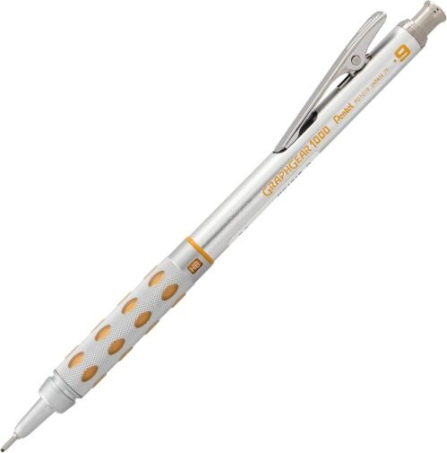 GraphGear 1000 Automatic Drafting Pencil (0.9mm), Yellow Accents