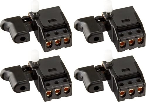 Metabo HPT/Hitachi 998839 Switch 1P Pillar for Miter Saws C10FS, C10FSH, C10FSB, C8FB, C8FB2 w/Lock (4-Pack)